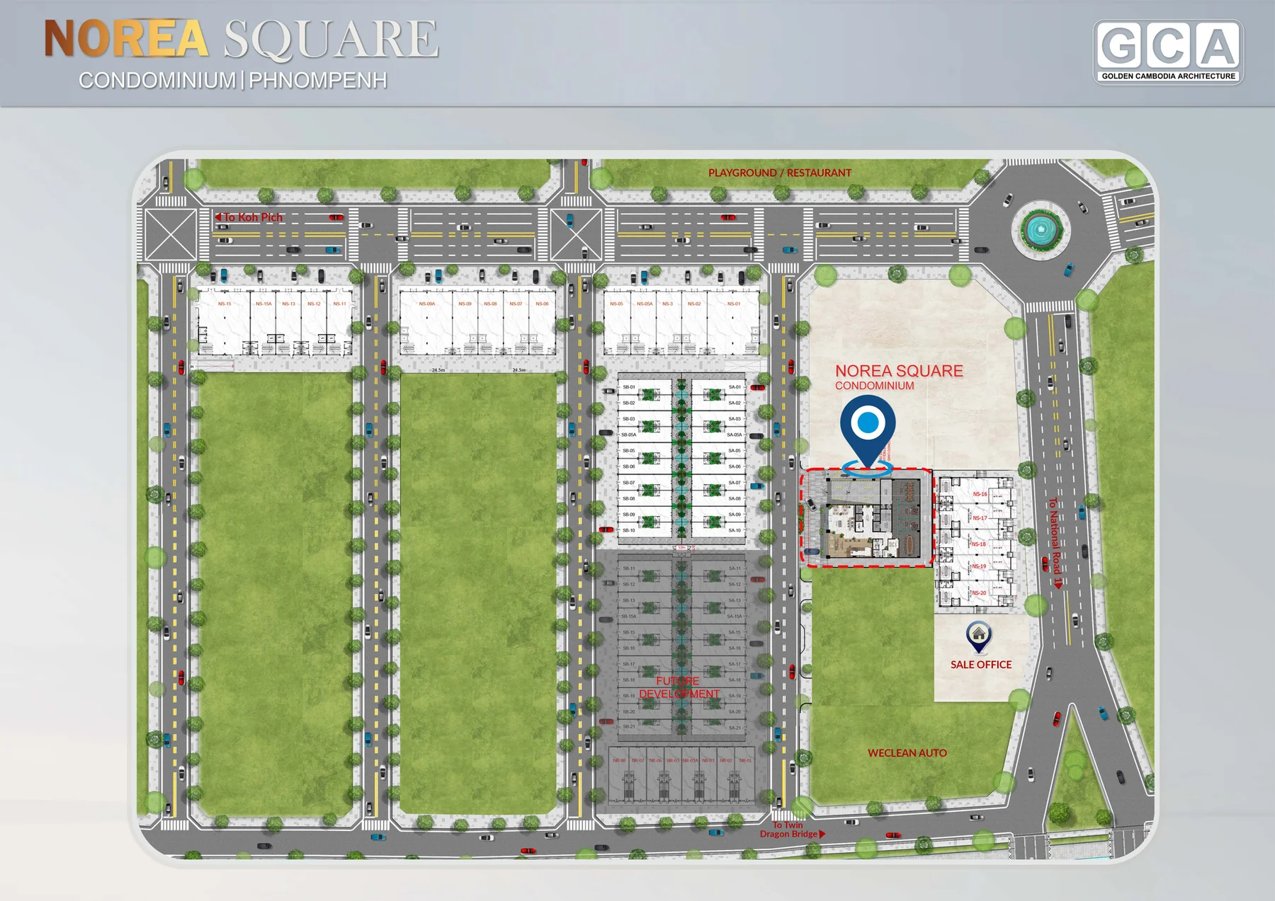 Norea Square site masterplan